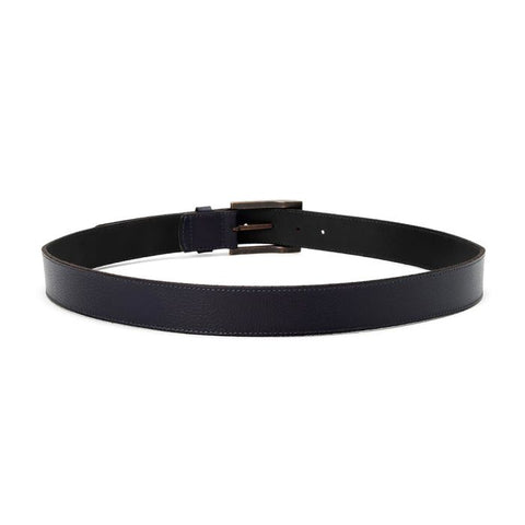 Puma Men’s Stylised Leather Belt - Navy