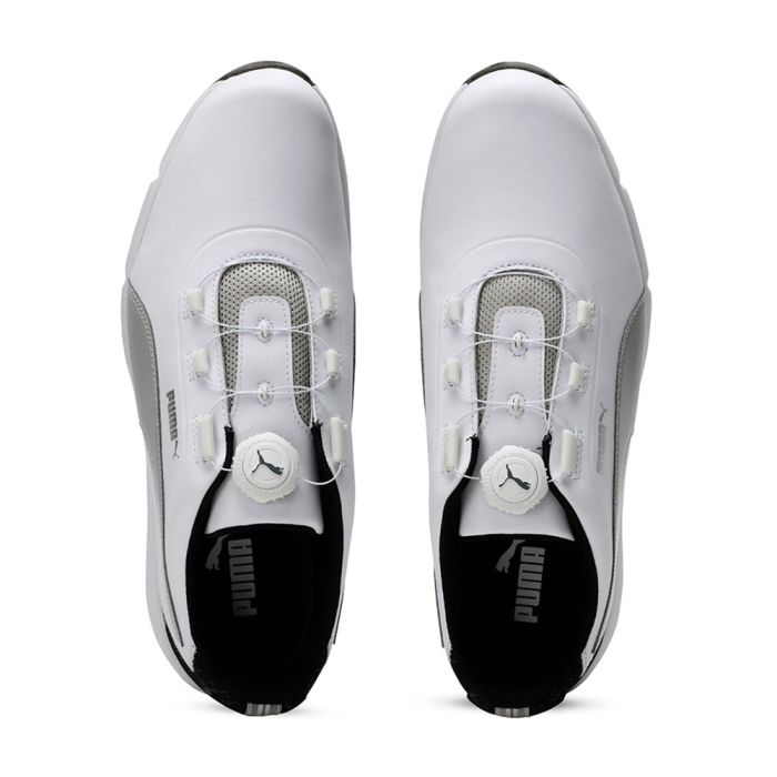 Puma Men’s Drive Fusion Disc Spiked MD Golf Shoes - White