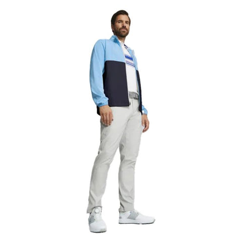 Puma Men's Monterey Wind Golf Jacket - Regal Blue/White Glow