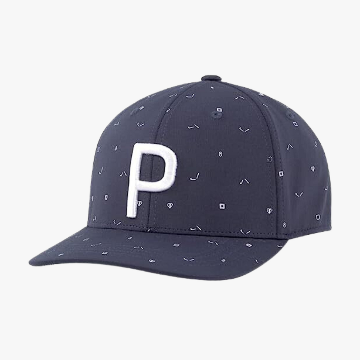 Puma Golf Men's Standard H8 Golf P Hat - Navy Blazer