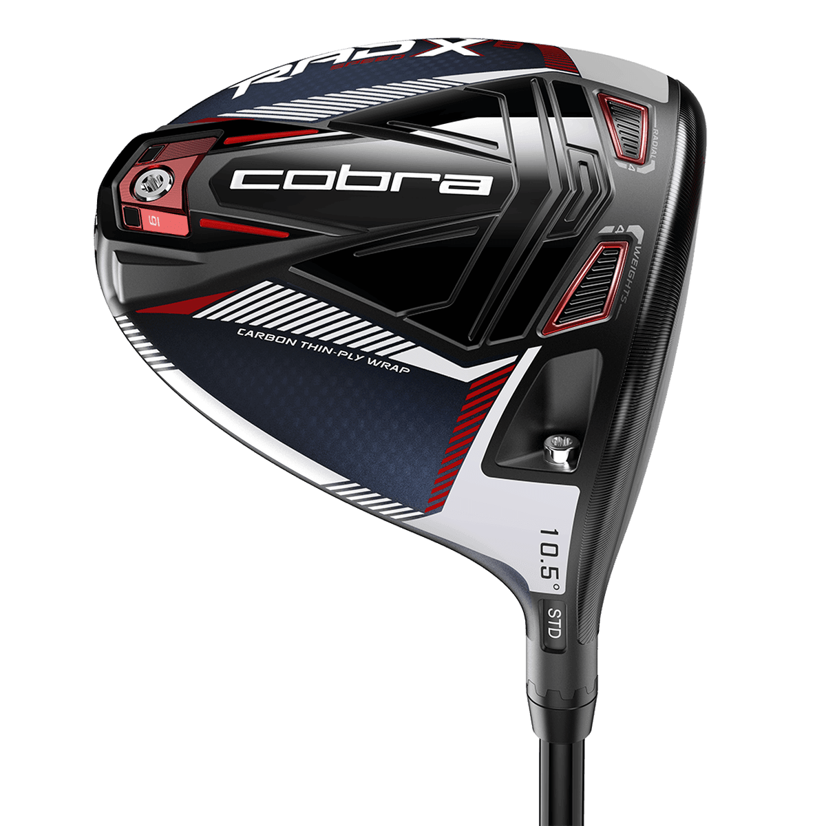 Cobra King 2021 Radspeed Xb Driver (Red/Peacoat)