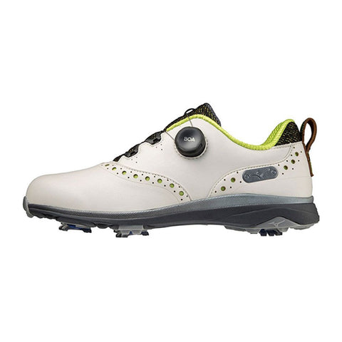 Nexlite Pro Boa Men’S Spiked Wd Golf Shoes “ White/Lime