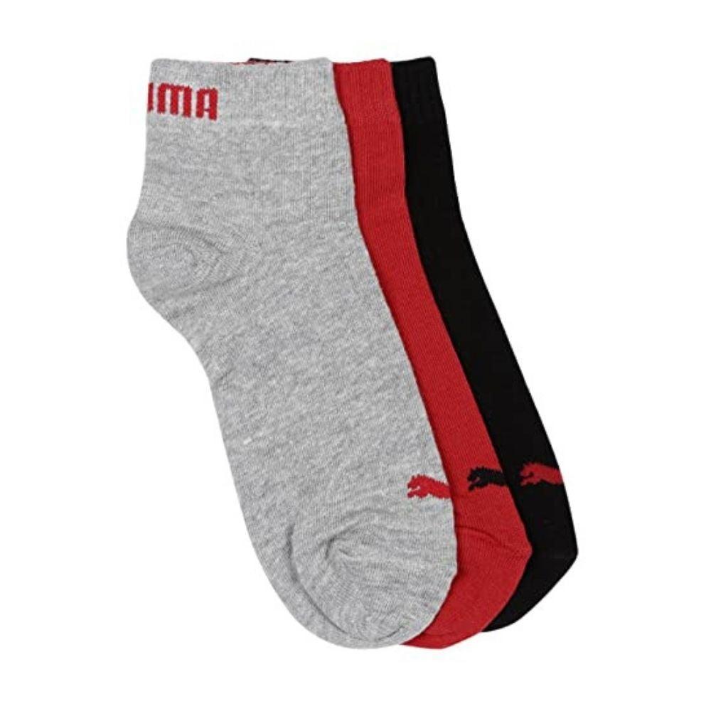 Puma Unisex Quarter Socks (Pack Of 3)